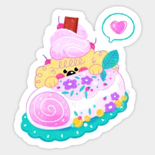 Cake Dog Sticker